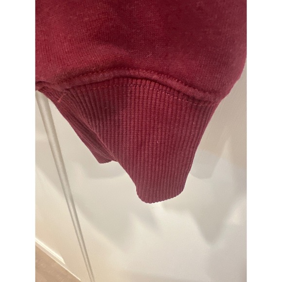 Alphalete Mens Medium Hoodie Pullover Long Sleeve Athletic Gym Red - Picture 4 of 7